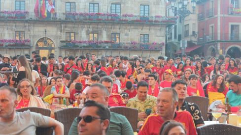 León durante la final de la Eurocopa