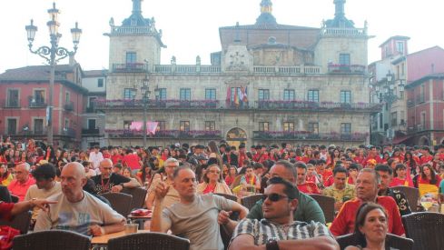 León durante la final de la Eurocopa