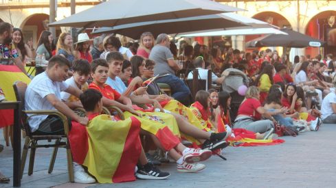 León durante la final de la Eurocopa