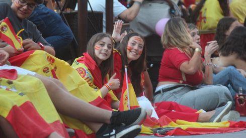 León durante la final de la Eurocopa