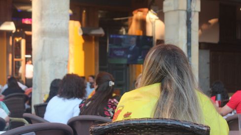 León durante la final de la Eurocopa
