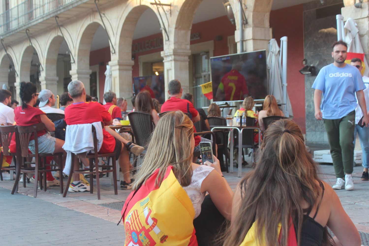 León durante la final de la Eurocopa