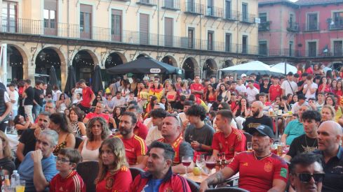 León durante la final de la Eurocopa