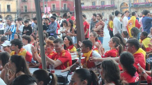 León durante la final de la Eurocopa