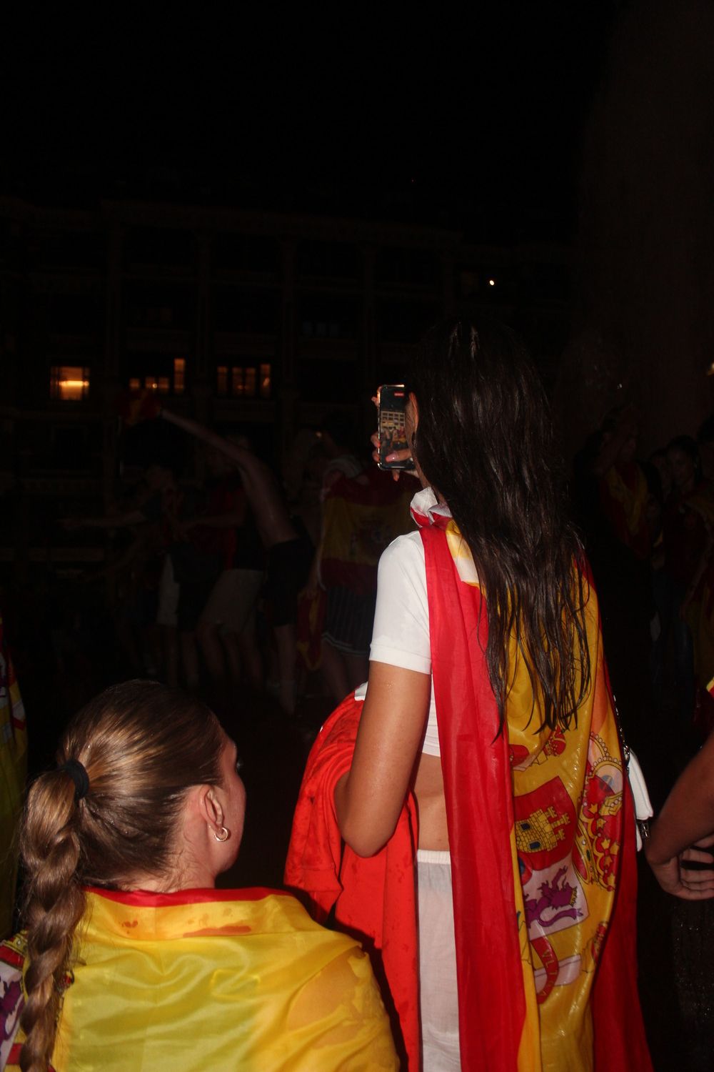 Celebración de la Eurocopa de España en León