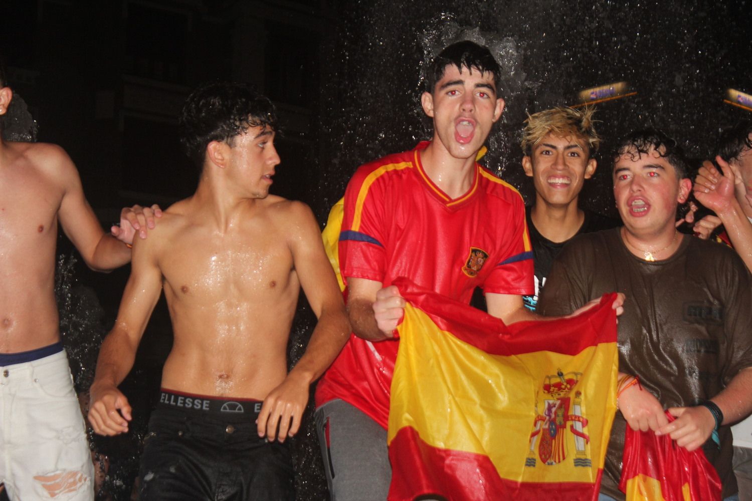 Celebración de la Eurocopa de España en León