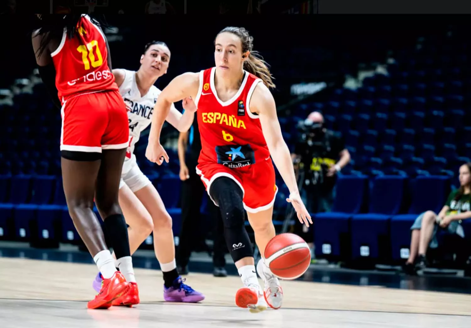 Alicia Flórez en la final de Europa U20