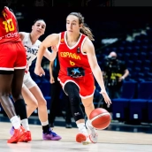 Alicia Flórez en la final de Europa U20