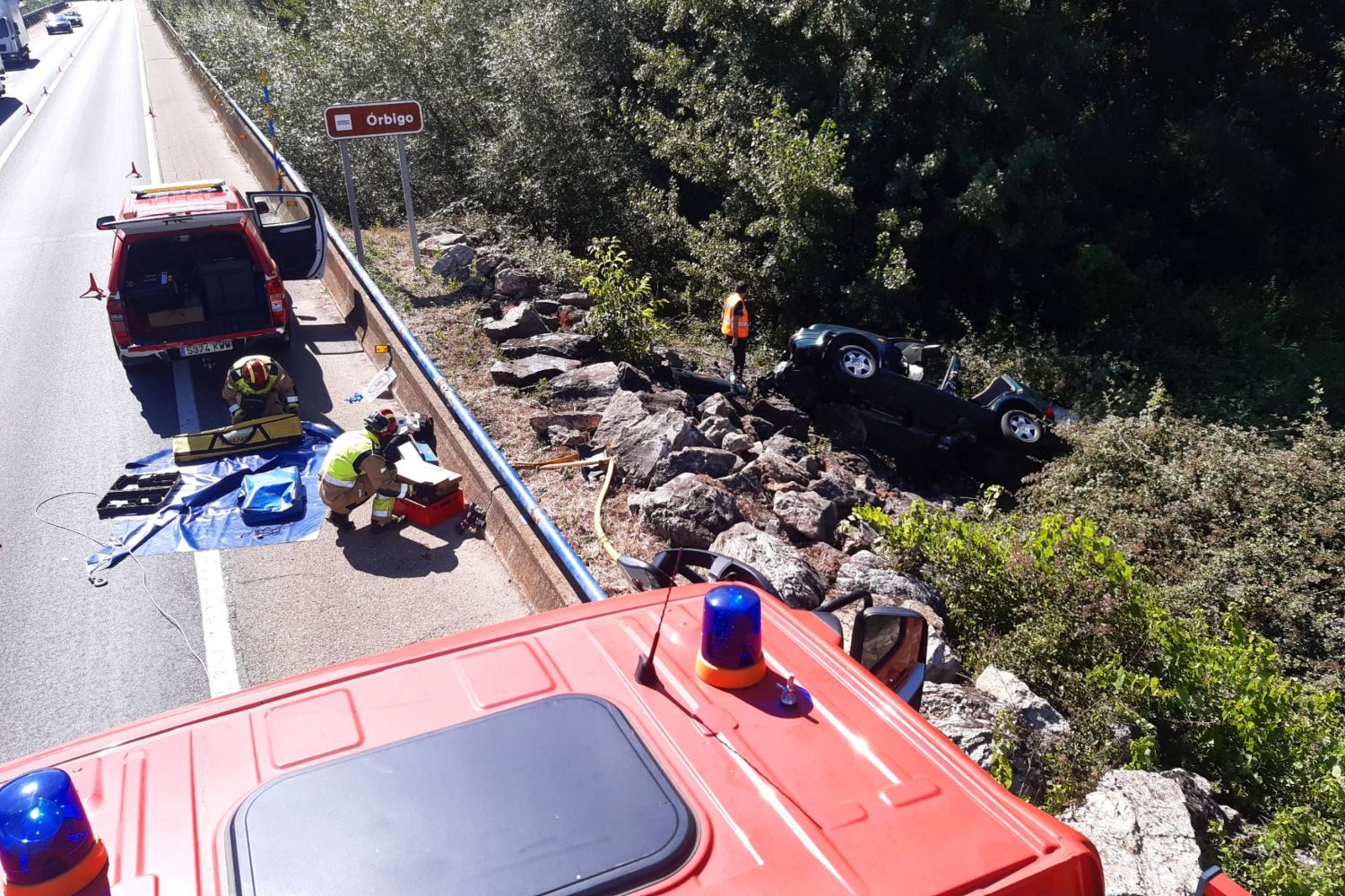 Accidente Puente Orbigo