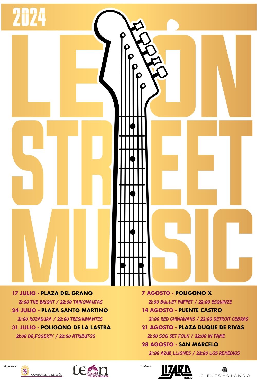 Cartel León Street Music 2024