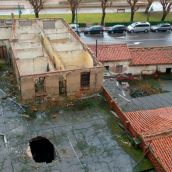 El PP de León exige demoler de urgencia Bodegas Armando tras el derrumbe parcial del tejado