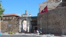 Así se ve la nueva conexión peatonal de la plaza del Espolón Así se ve la nueva conexión peatonal de la plaza del Espolón
