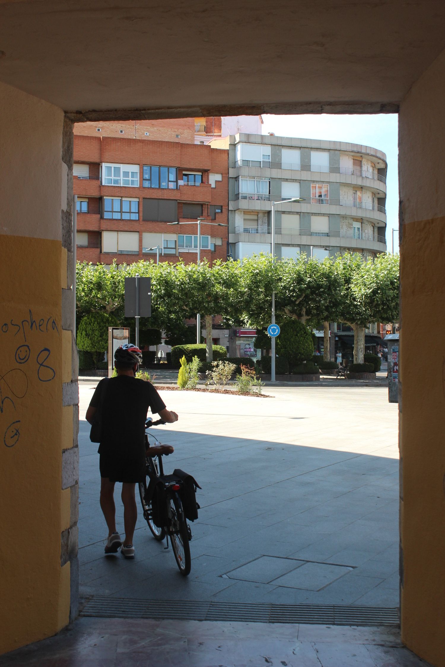 Zona peatonal en la plaza del Espolón en León