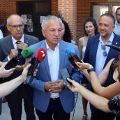 Inauguración de la Feria del Ajo de Santa Marina del Rey en León Inauguración de la Feria del Ajo de Santa Marina del Rey en León