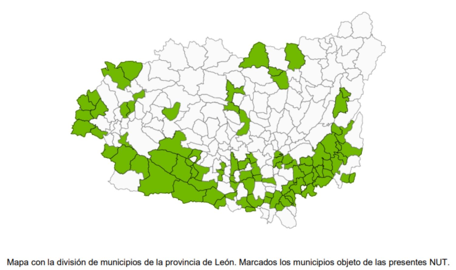 mapa municipios afectados nuevas nromas territoriales