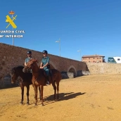 El Grupo de Caballería de Valdemoro reforzará en verano la vigilancia del Camino de Santiago a su paso por León