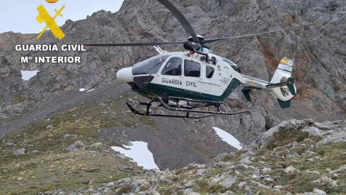 Imagen de archivo del helicóptero de rescate de la Guardia Civil 
