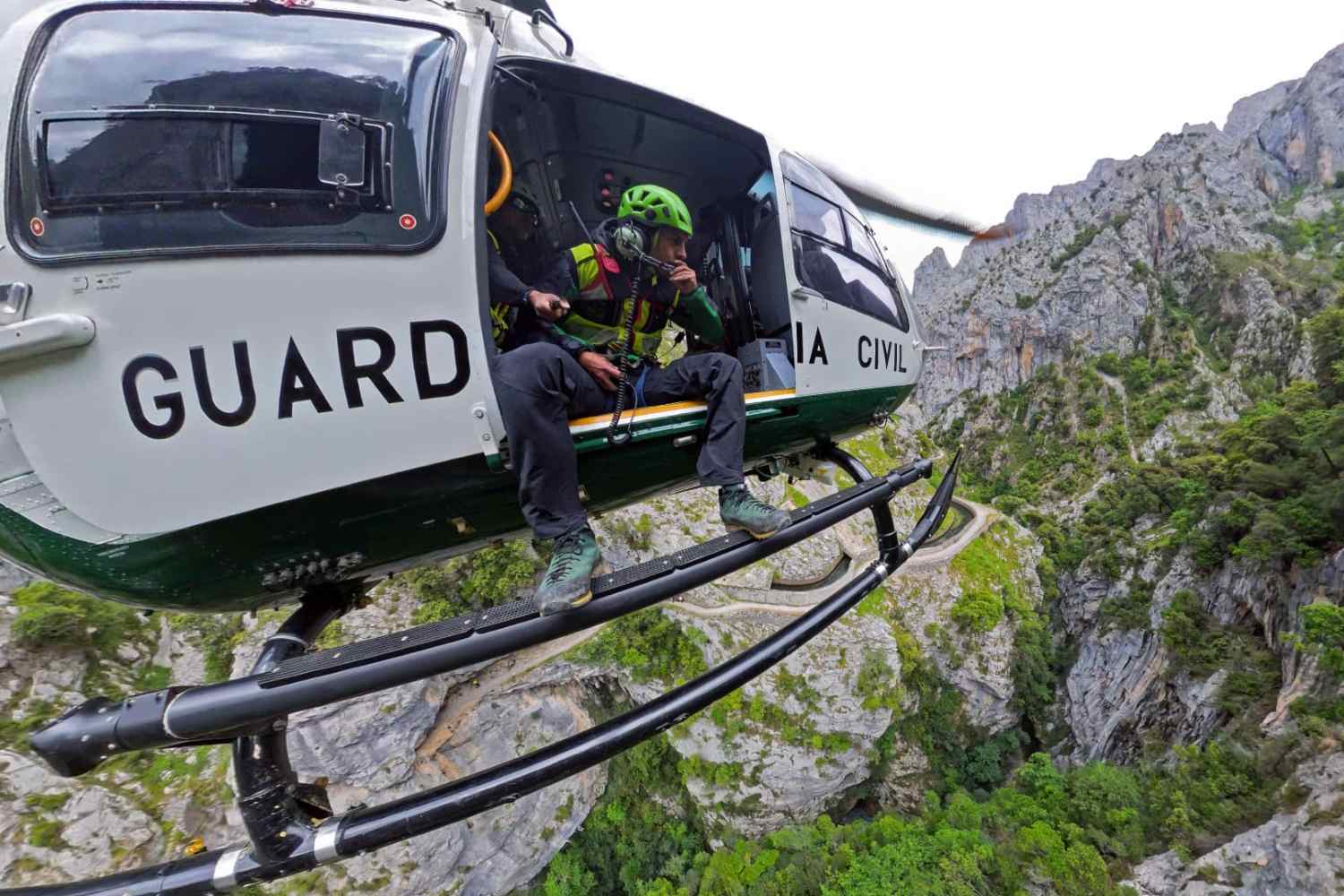 Rescatado un senderista en el Mirador de Vegamián en Boñar (León)