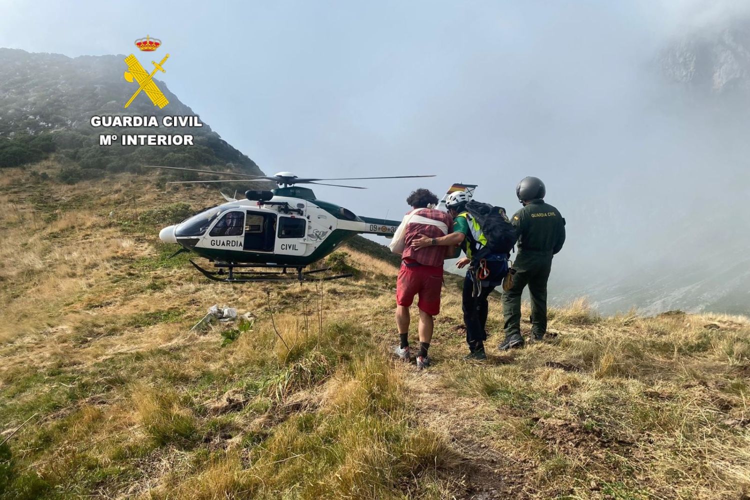 rescate montañero en Collado del Frade (1)