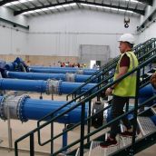 La consejera de Agricultura visita las obras de modernización del regadío de la Comunidad de Regantes del Canal Alto de Villares