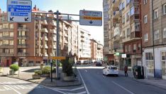 Avenida alcalde Miguel Castaño en su cruce con Santa Ana