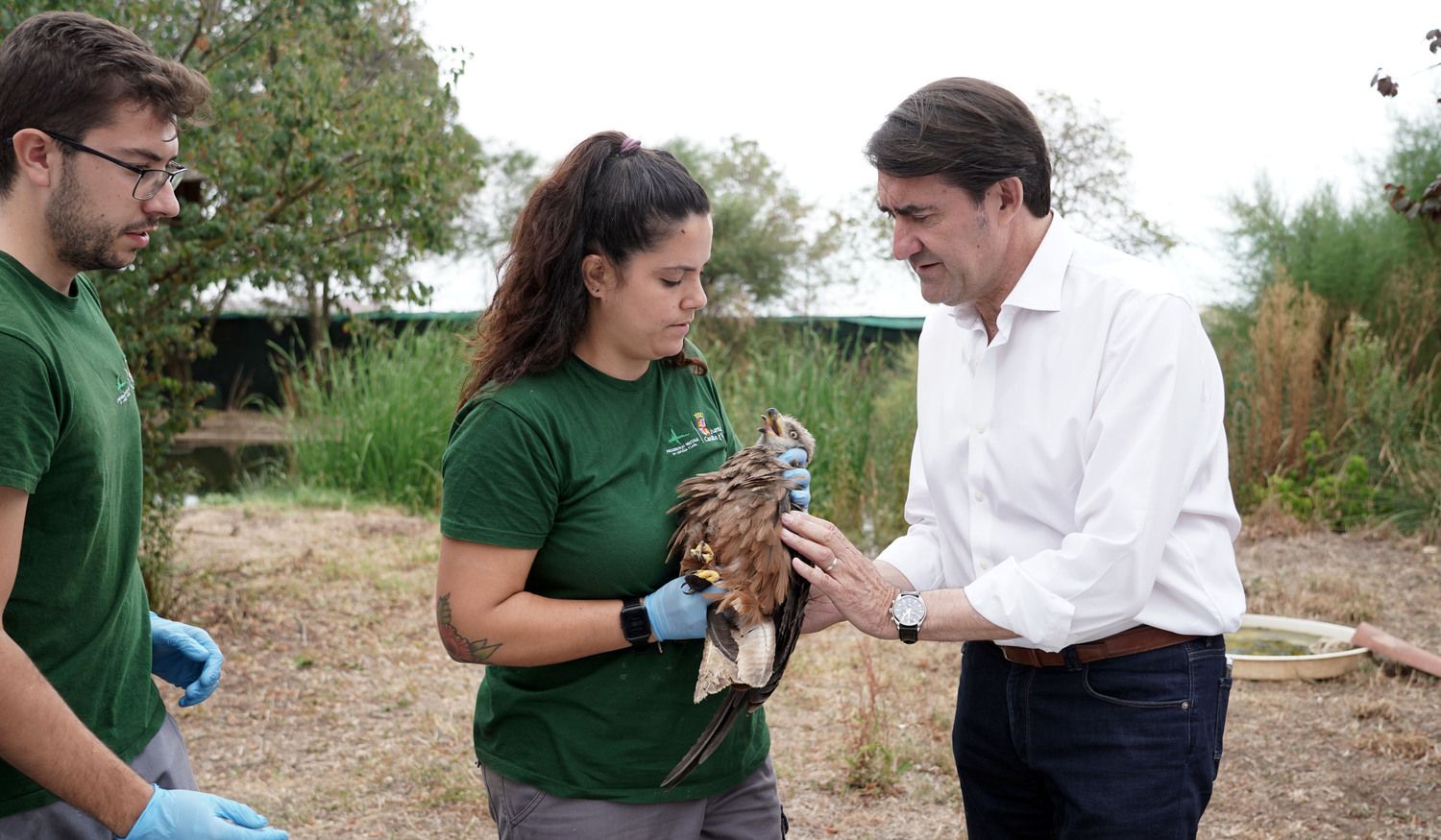 El consejero de Medio Ambiente, Vivienda y Ordenación del Territorio visita las instalaciones del CRAS de Valladolid