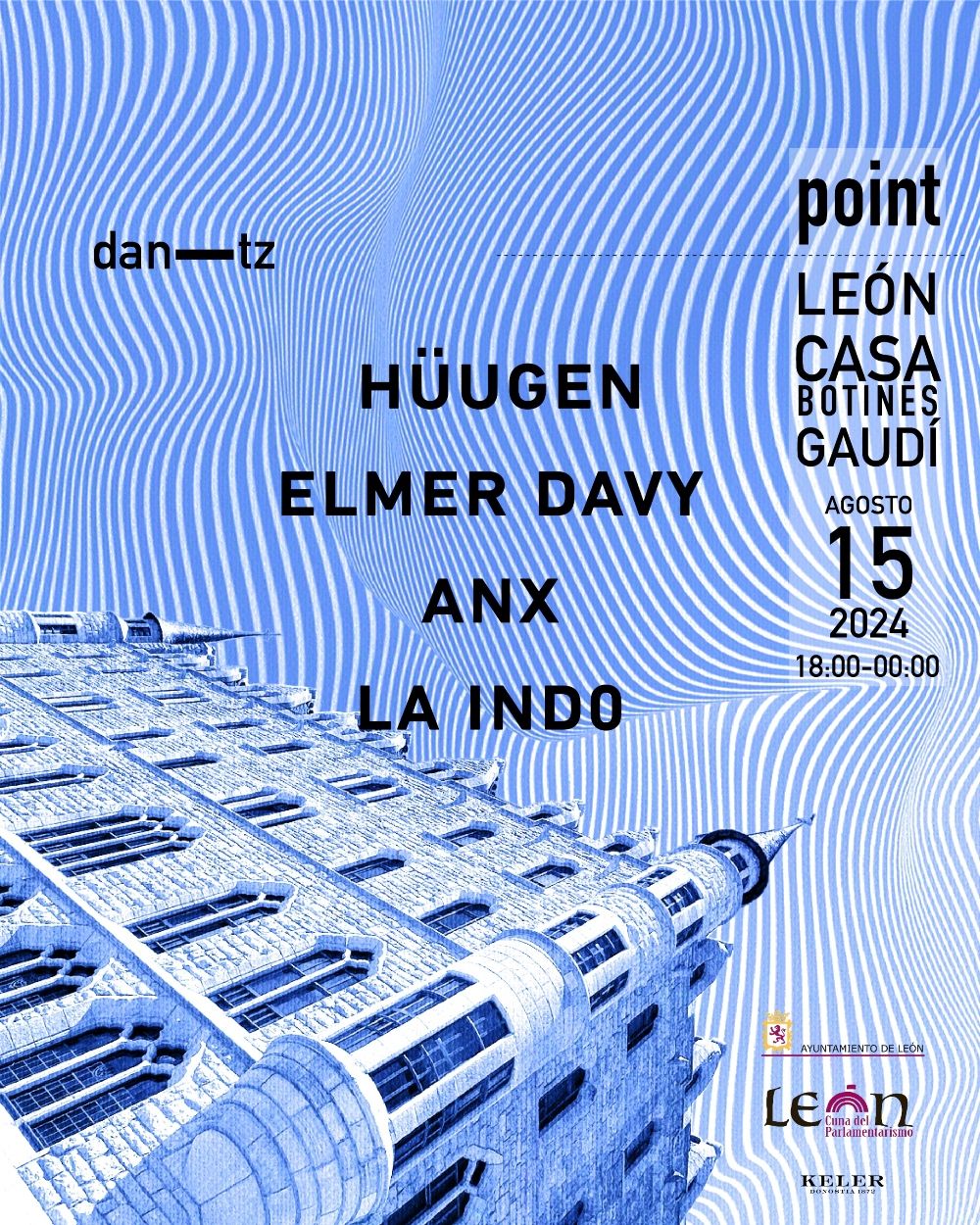 Cartel oficial de Dantz Point en León