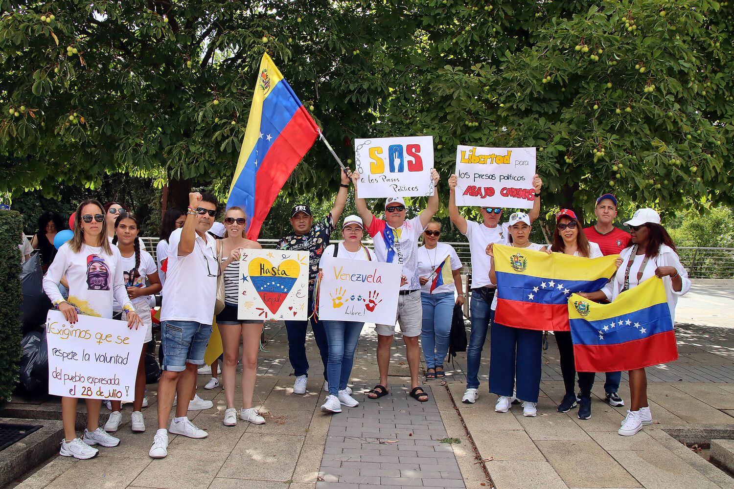 Manifestación en León contra el régimen de Maduro | Peio García / ICAL