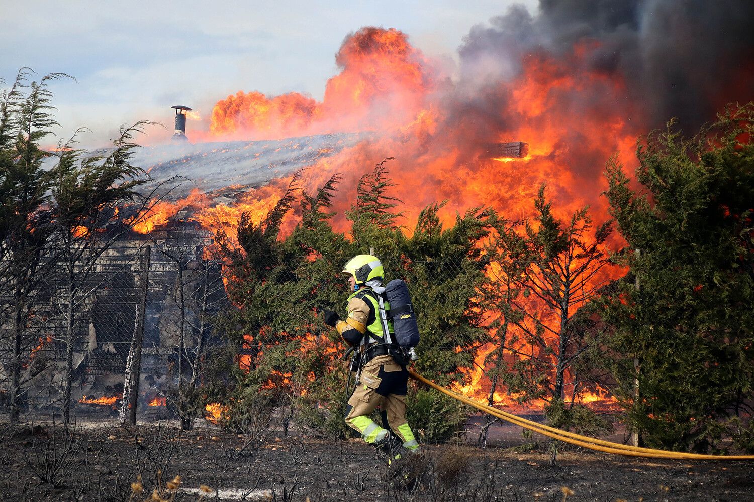  Incendio forestal de Aldea de la Valdoncina (León) | Peio García / ICAL.