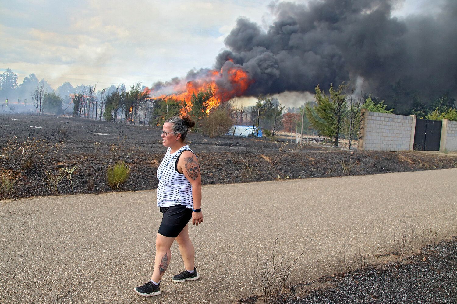  Incendio forestal de Aldea de la Valdoncina (León) | Peio García / ICAL.