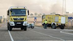 Incendio forestal de en Castrillo de los Polvazares (León) | Campillo / ICAL