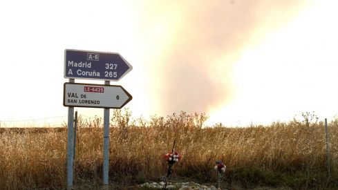  Incendio forestal de en Castrillo de los Polvazares (León) | Campillo / ICAL