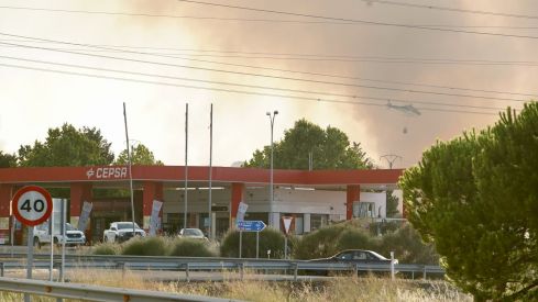 Incendio forestal de en Castrillo de los Polvazares (León) | Campillo / ICAL
