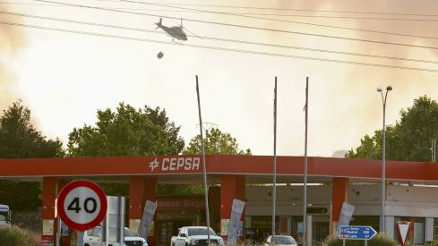 Incendio forestal de en Castrillo de los Polvazares (León) | Campillo / ICAL
