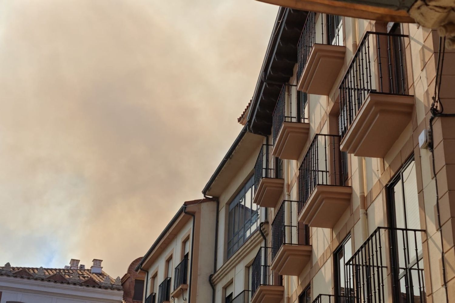 Incendio forestal de en Castrillo de los Polvazares (León)