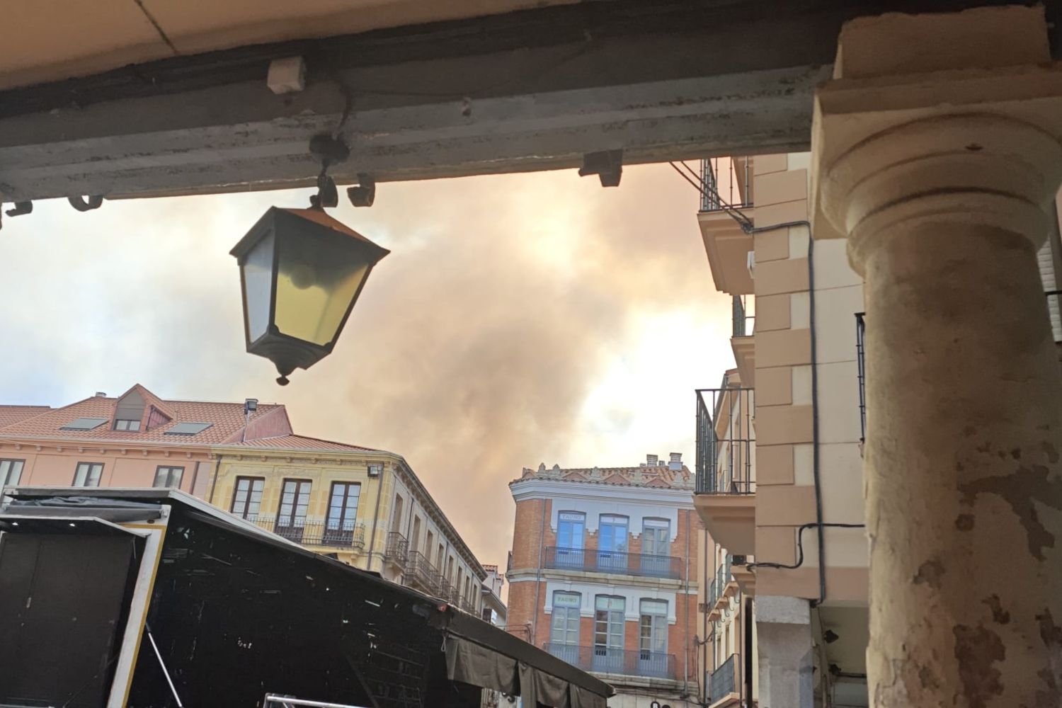 Incendio forestal de en Castrillo de los Polvazares (León)