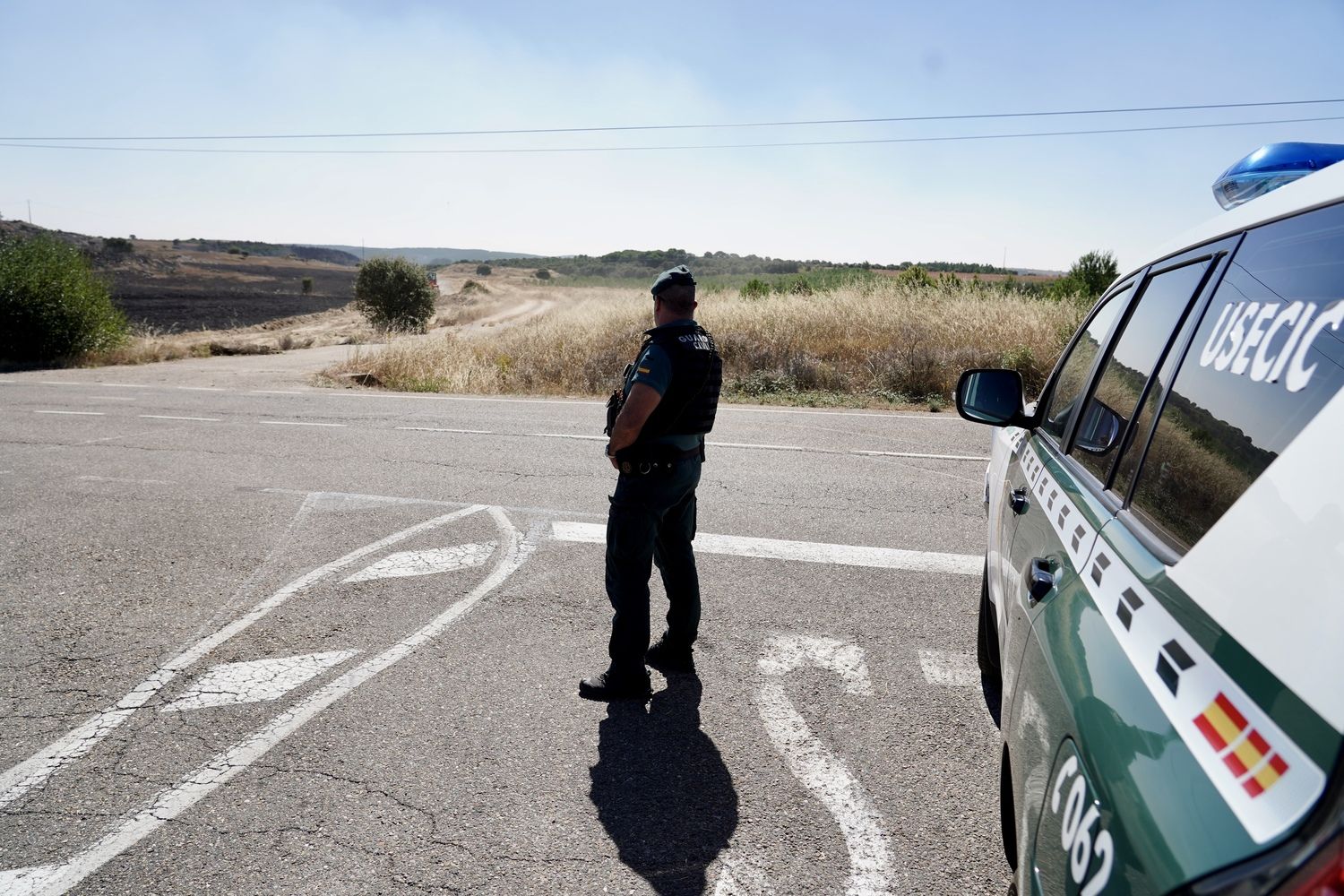 El incendio forestal de Castrillo de los Polvazares  baja a nivel 1 | Campillo / ICAL.