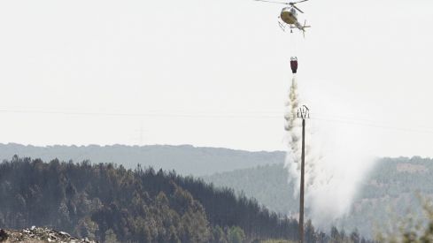  Investigadores y estudiantes de la ULE abordan los avances científicos en incendios forestales extremos en Castrocontrigo y Truchas | Campillo / ICAL.