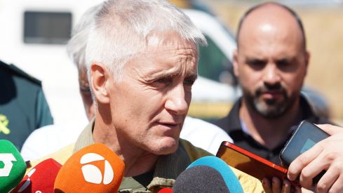 El incendio forestal de Castrillo de los Polvazares  baja a nivel 1 | Campillo / ICAL.