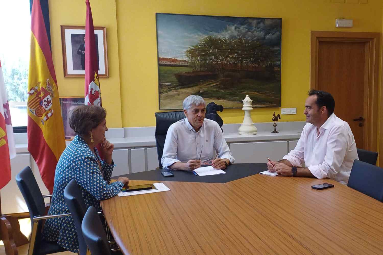 Reunión entre Eduardo Diego, Fresno de la Vega