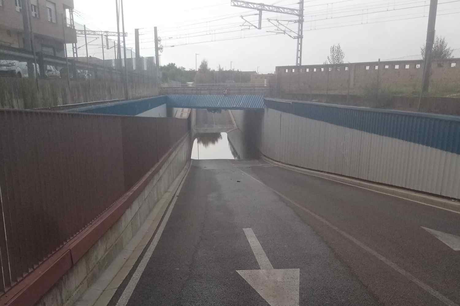 tunel inundado