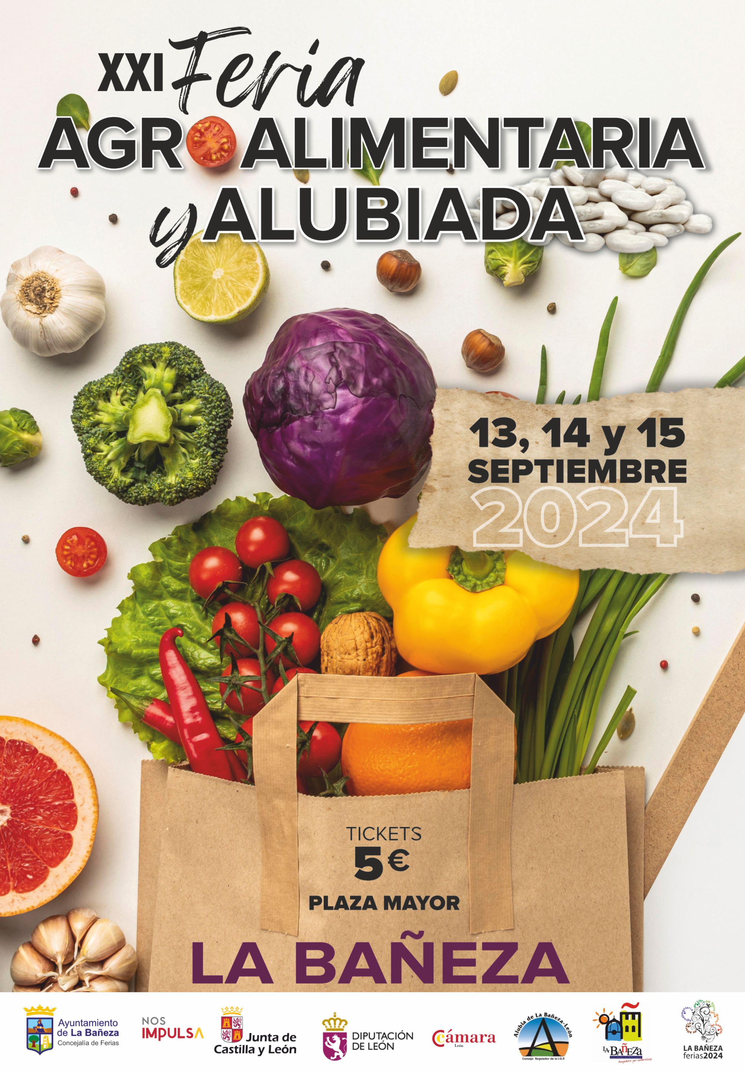 Cartel de la Feria Agroalimentaria y Alubiada de La Bañeza