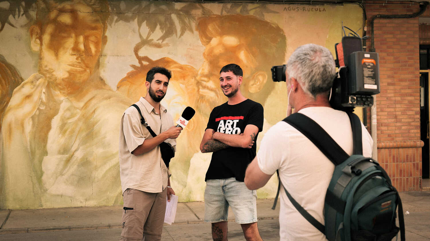 'El Intermedio’ pone en valor el arte urbano de La Bañeza (León)