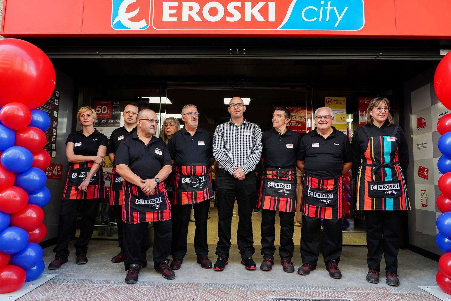 Inauguración del supermercado inclusivo Eroski City en León | Campillo (ICAL)