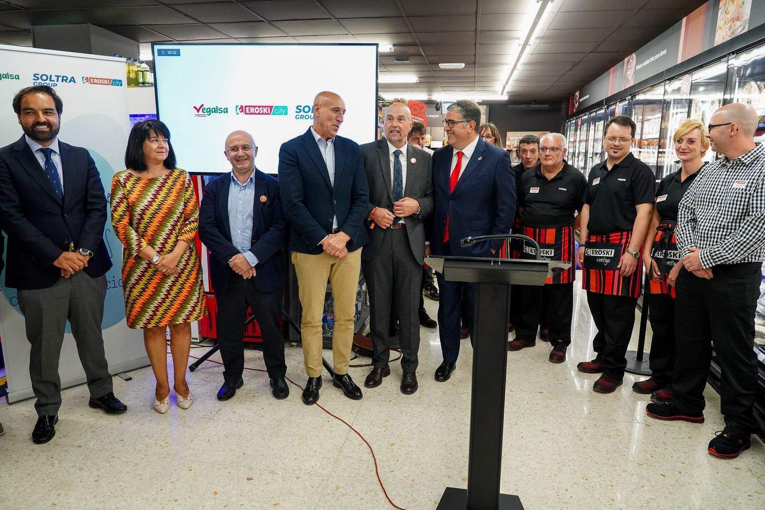 Inauguración del supermercado inclusivo Eroski City en León | Campillo (ICAL)