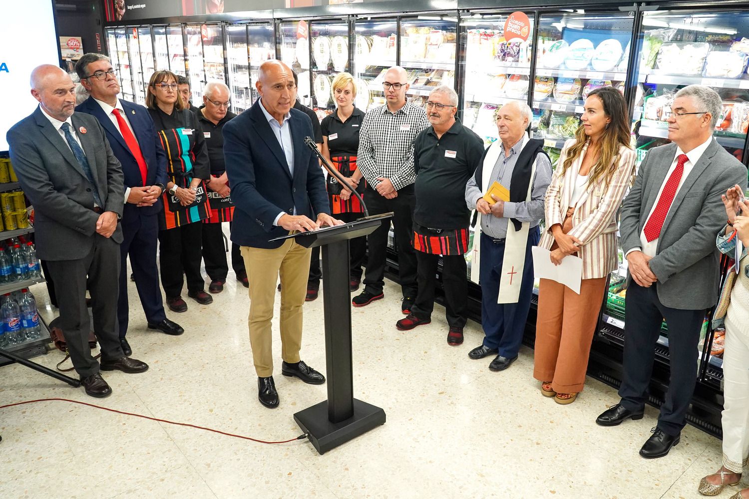 Inauguración del supermercado inclusivo Eroski City en León | Campillo (ICAL)