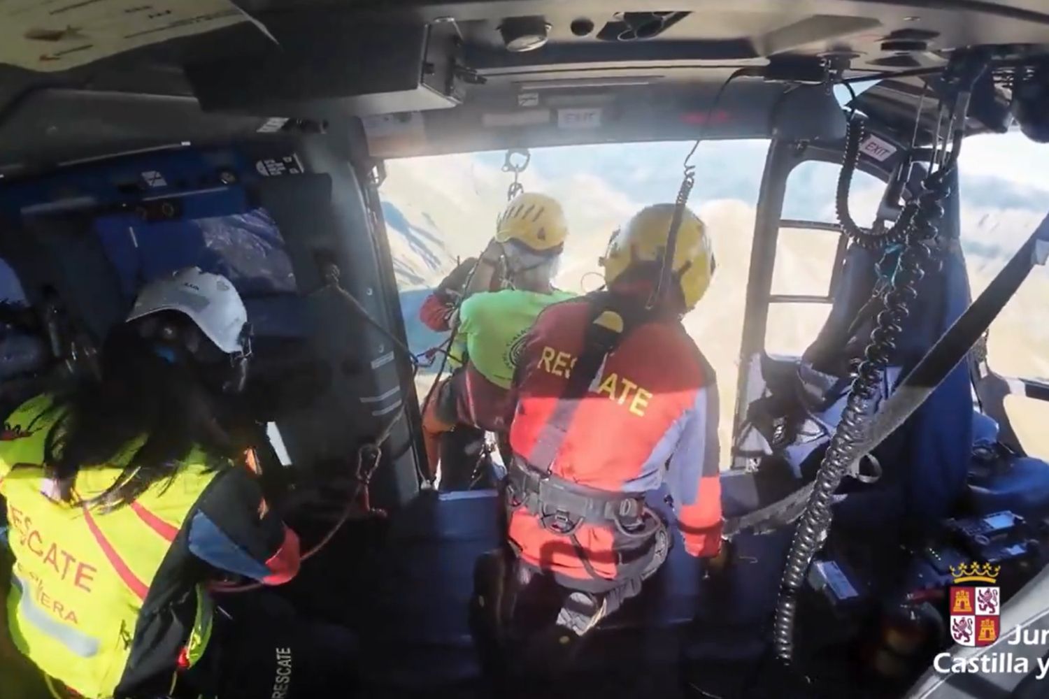 Rescatado un montañero septuagenario herido en Peña Ubiña (León)