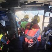 Rescatado un montañero septuagenario herido en Peña Ubiña (León)