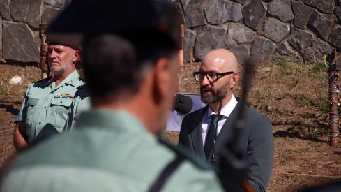 Homenaje por el X aniversario del accidente helicóptero de la Guardia Civil en La Polinosa | Peio García (ICAL)