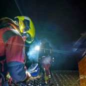 Los bomberos de León sofocan un incendio en una vivienda en Villarroañe Los bomberos de León sofocan un incendio en una vivienda en Villarroañe